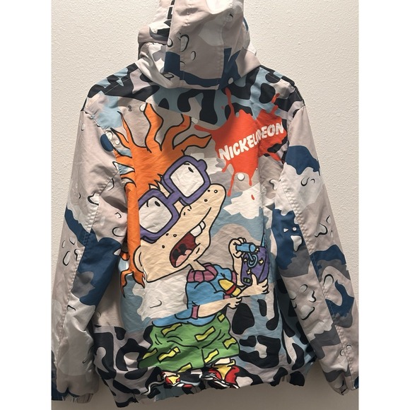 Members Only X Nickelodeon Men's Rugrat  Windbreaker Sz Large‎ - Picture 5 of 10